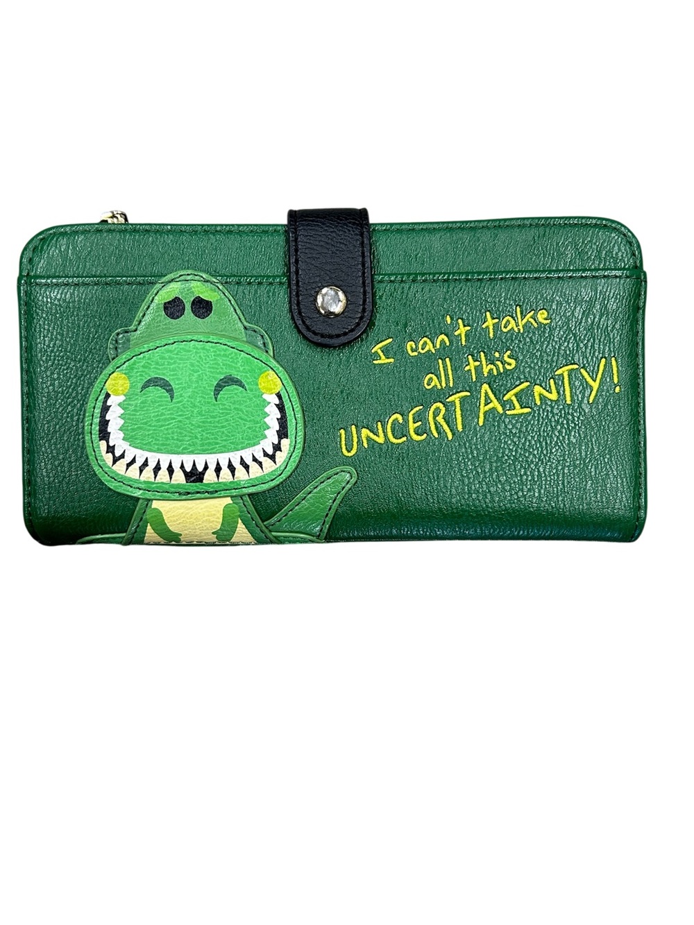 Loungefly Disney Pixar Toy Story Rex I Can't Take All This Uncertainty Wallet